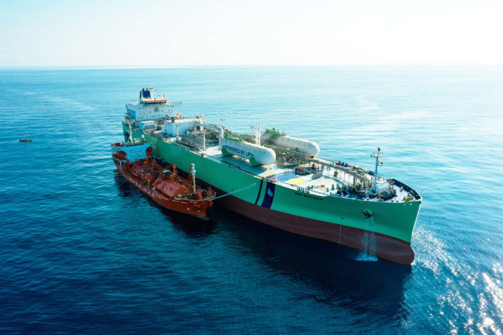 Ship to Ship Transfer of Liquefied Petroleum Gas (LPG) as Bunker Fuel