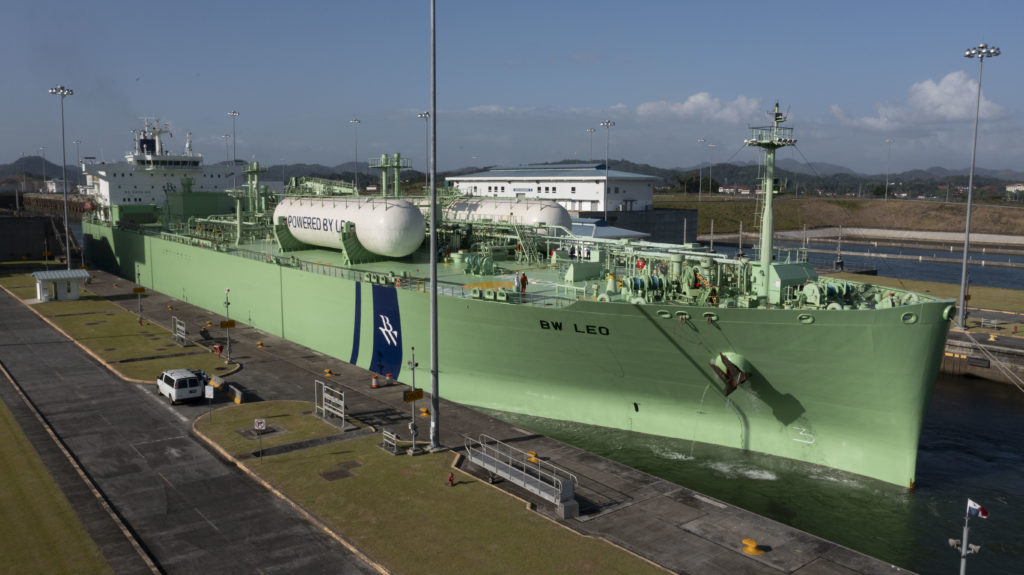 BW Leo at the Panama Canal