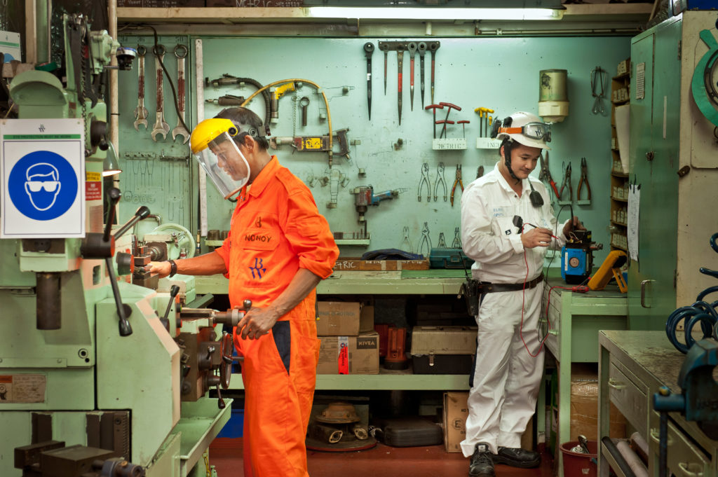 Safe work habits can save life and limb. We have a Zero Harm Safety culture onboard