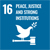 UNSDG Goal 16 Peace Justice and Strong Institutions